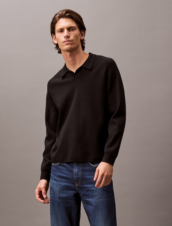 Tech Knit Sweater Polo Shirt