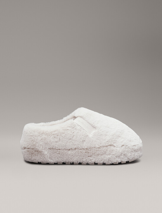 Faux Fur Slippers