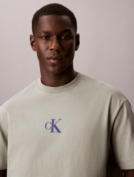 Overlay Logo Graphic Relaxed Tee