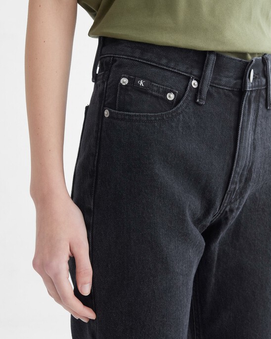 SUSTAINABLE HIGH RISE STRAIGHT JEANS