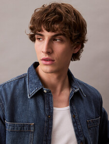 Lean Denim Shirt, CK NO05, hi-res