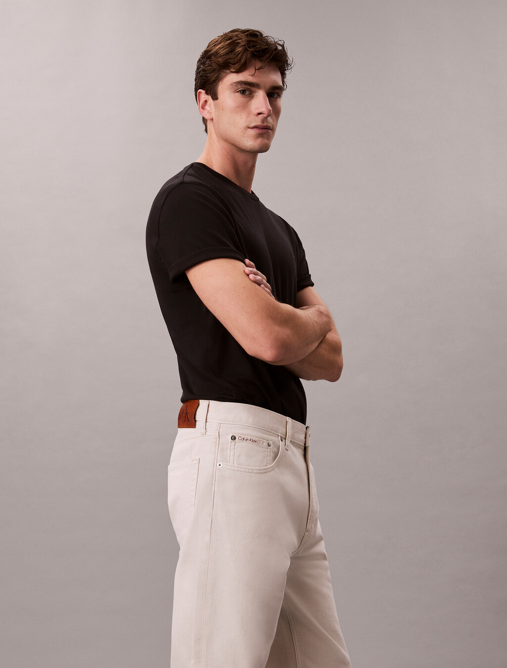 90s Taper Fit Jeans, WASHED BONE, hi-res