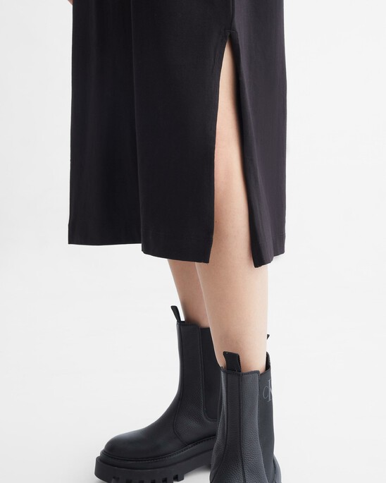 ARCHIVAL NEUTRALS MONOGRAM T-SHIRT DRESS