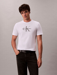 Monogram Crewneck Tee, Brilliant White, hi-res