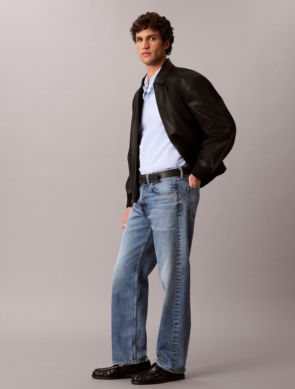 90s Straight Cotton Jeans, CK INFINITY, hi-res