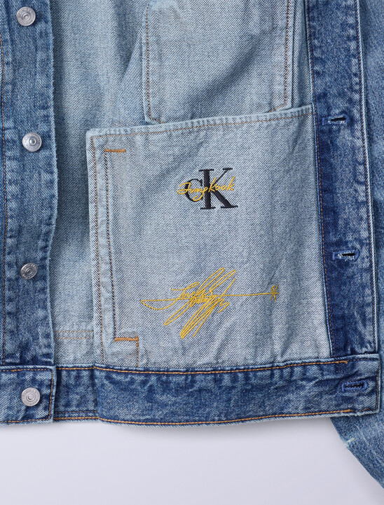 Jung Kook for Calvin Klein 90s Denim Trucker Jacket