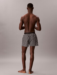CK X Cotton Monogram Slim Boxer, STEPPING LOGO BLACK, hi-res