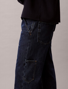 Straight Leg Carpenter Jeans, INDIGO GRAVEL, hi-res