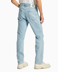 90S DISTRESSED STRAIGHT JEANS, Bleached Blue Dstr, hi-res