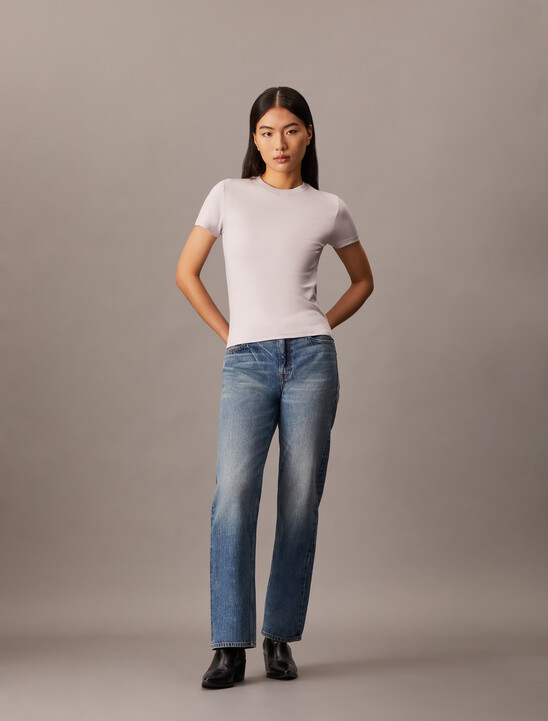 Refined Cotton Jersey Slim Tee