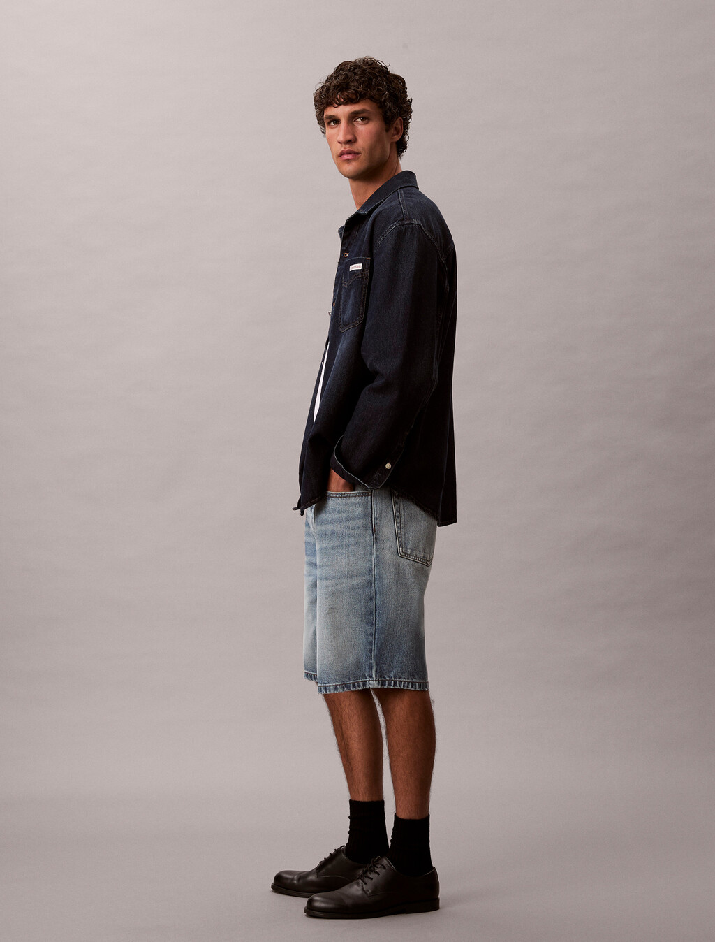 90s Vintage Denim Short, VINTAGE FINCH, hi-res