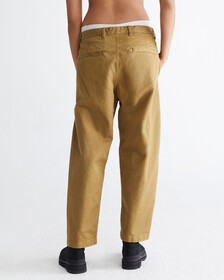 STANDARDS OVERDYED UTILITY CROPPED PANTS, OLIVE-211KCB, hi-res