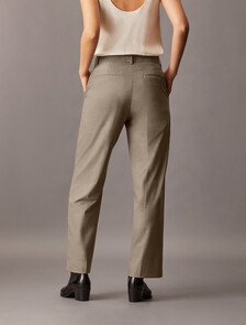 Refined Stretch Trousers, Driftwood Melange, hi-res
