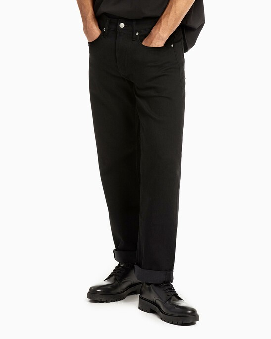 90s Straight Black Archival Jeans