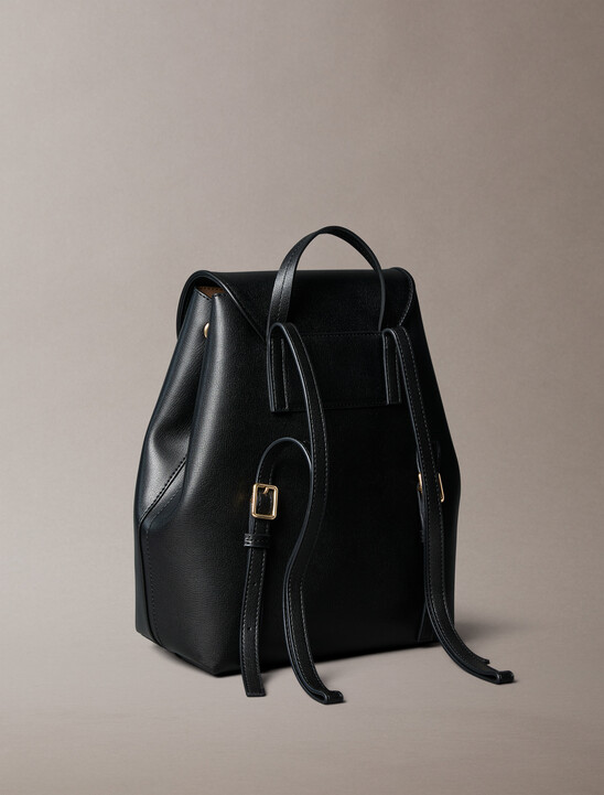 Foil Logo Flap Backpack