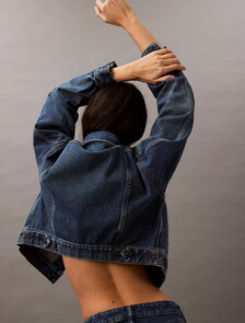 90s Denim Trucker Jacket, CK NO05, hi-res