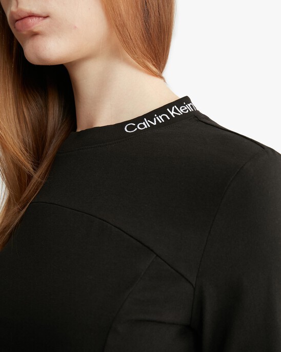 Logo Tape Long Sleeve Tee