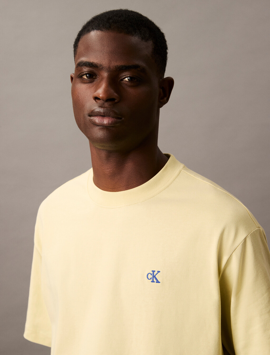 Calvin Logo Crew Neck Tee, Nile, hi-res