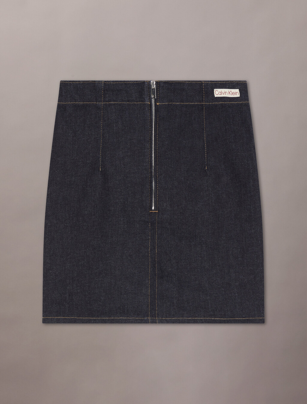 Tube Mini Denim Skirt, Denim Rinse, hi-res