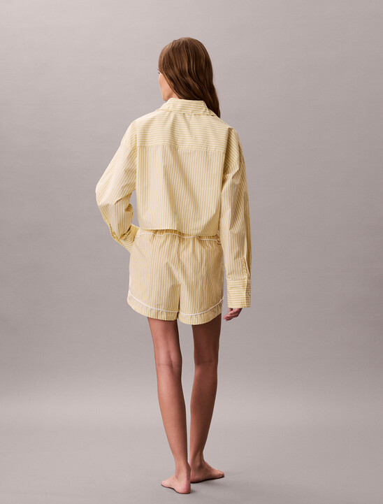 Cotton Poplin Pyjama Shorts