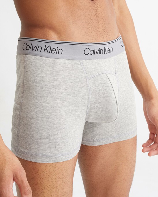 ATHLETIC COTTON 2 PACK TRUNKS