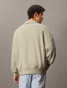Relaxed Rugby Shirt, Moonbeam, hi-res