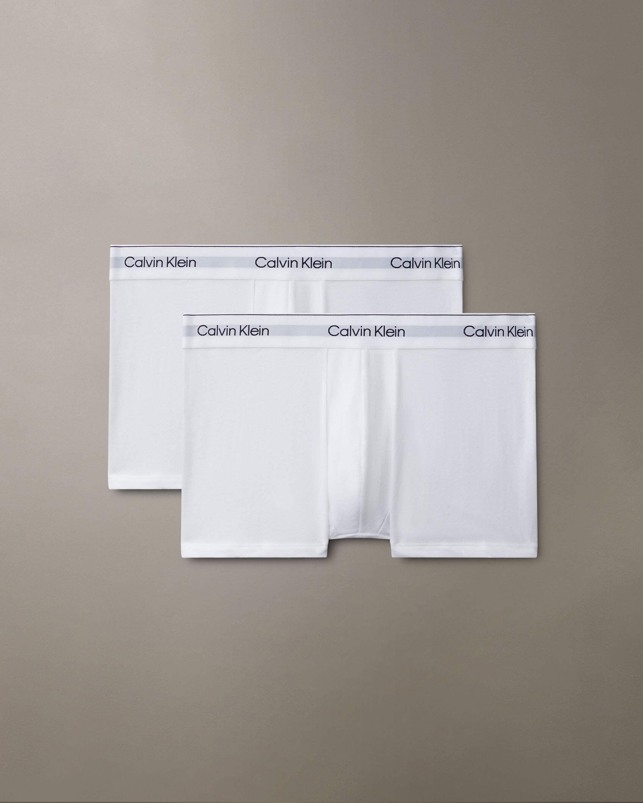 2 Pack Icon Cotton Stretch Trunks | white | Calvin Klein