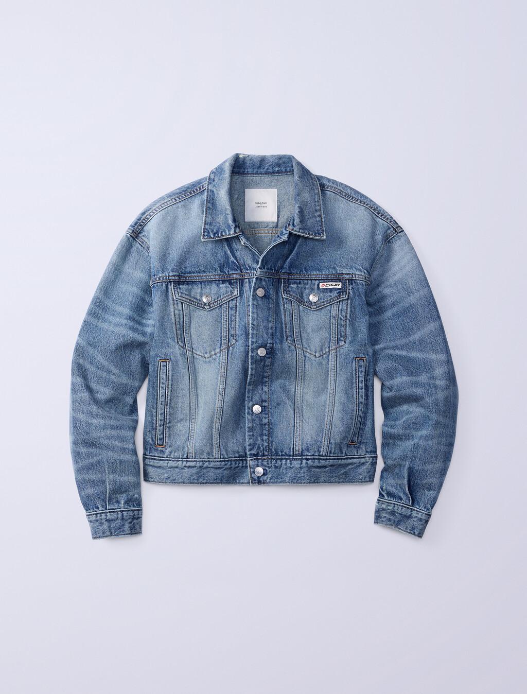 Jung Kook for Calvin Klein 90s Denim Trucker Jacket, REBEL, hi-res