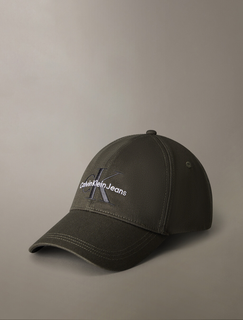 Monogram Baseball Cap, Beluga, hi-res