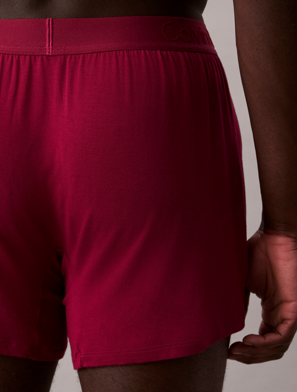Ultra Soft Modal Slim Boxer, Beet Red, hi-res