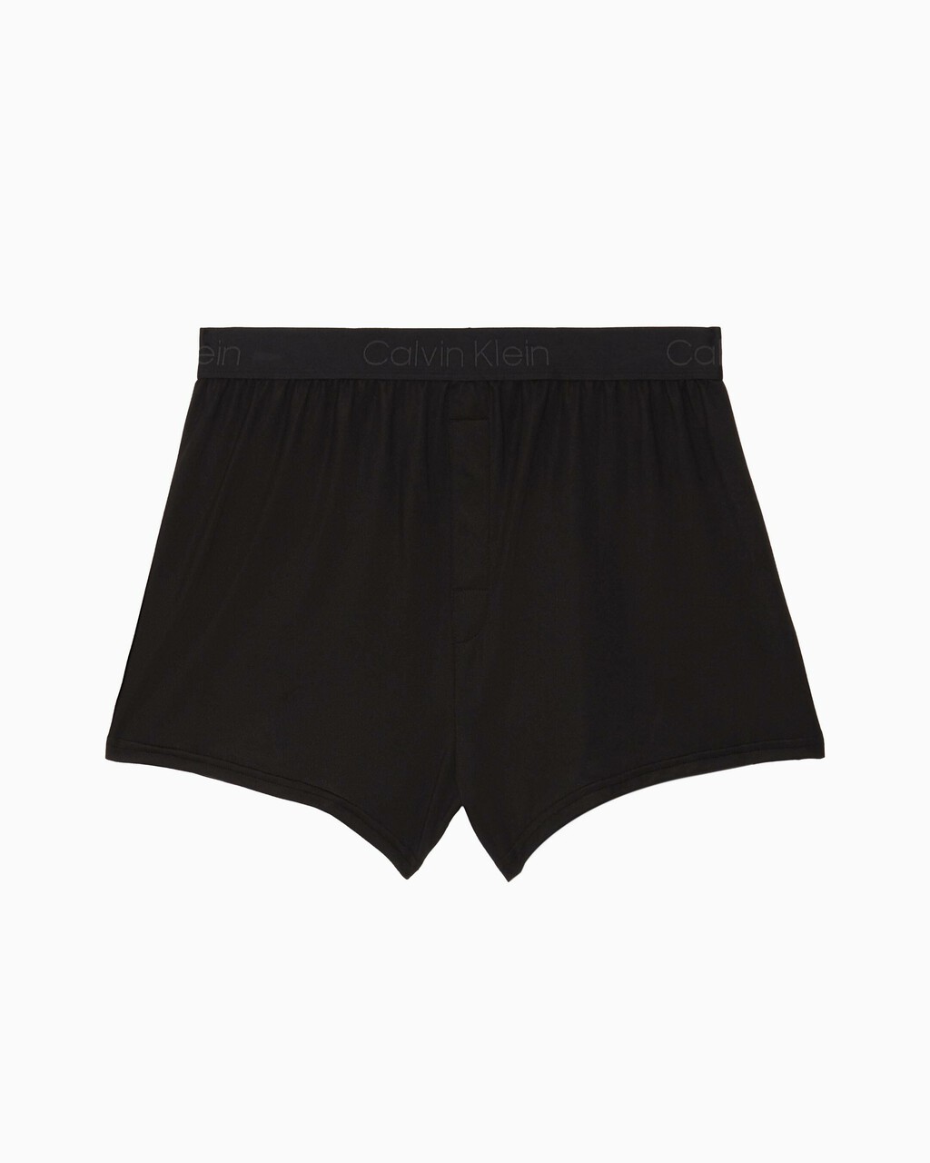 CK BLACK PIQUE SLIM BOXERS, Black, hi-res