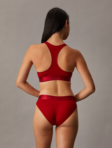 Icon Cotton Lightly Lined Bralette, Juneberry, hi-res