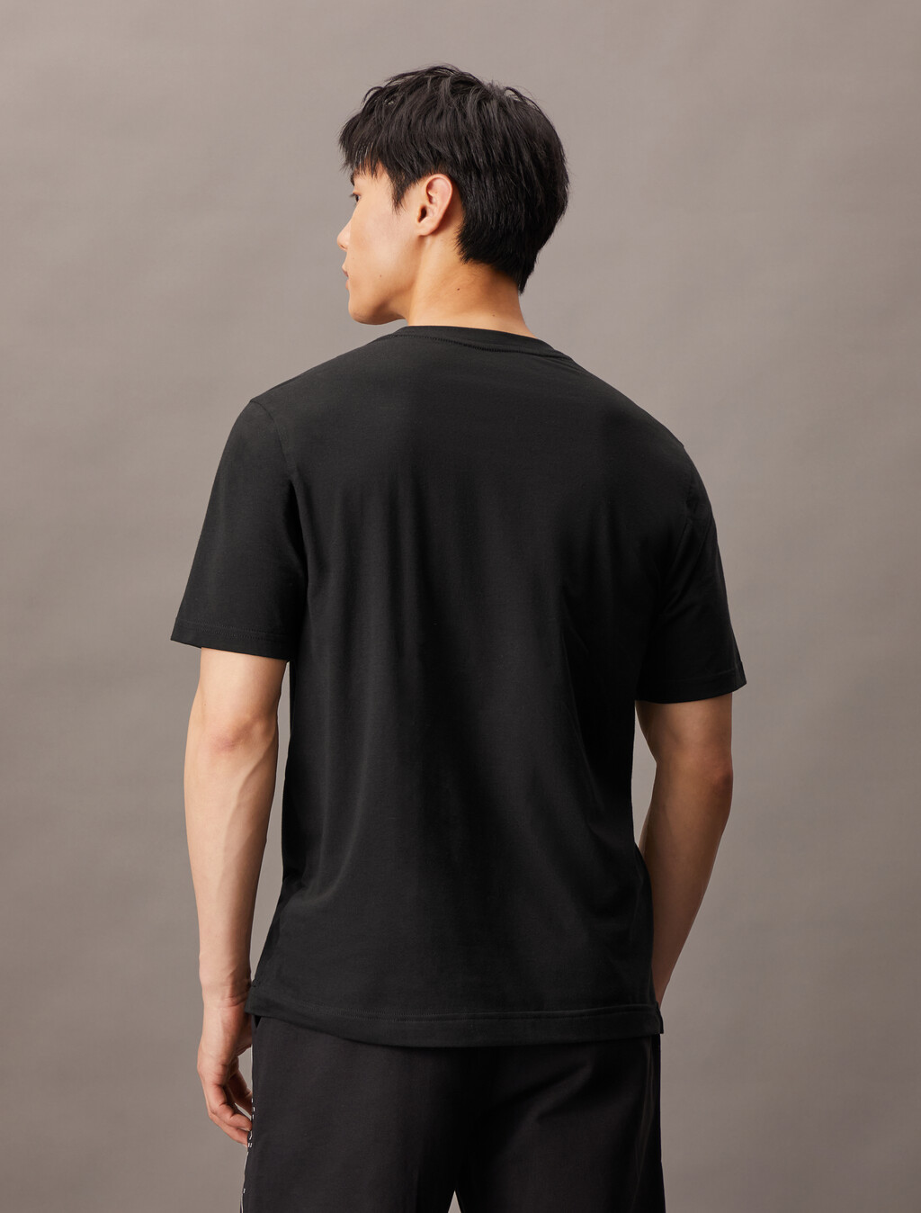 Essential Logo Short Sleeve Tee, Black, hi-res