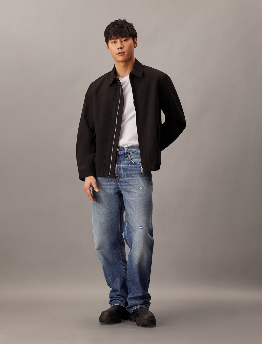37.5 Distressed 90s Straight Jeans, SEA SPRAY, hi-res