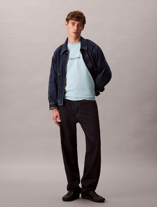 Calvin Logo Crew Neck Tee