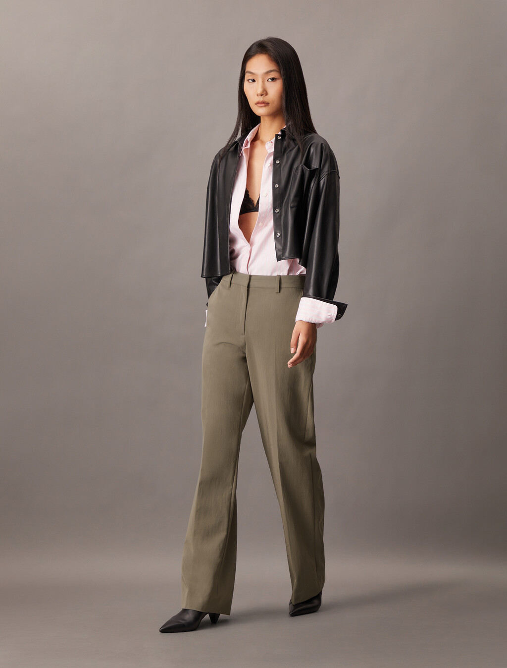 Tailored Flare Trouser, Overcast, hi-res