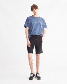 ESSENTIALS LOGO GRAPHIC TEE, CRAYON BLUE, hi-res