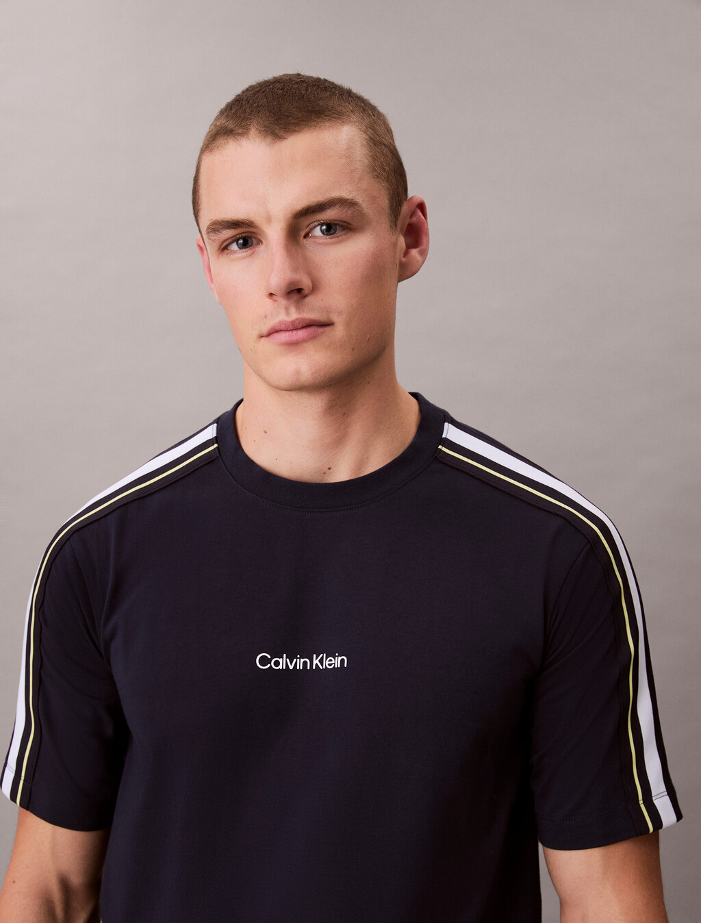 Performance Cotton Blend Gym T-shirt, Shoreline, hi-res