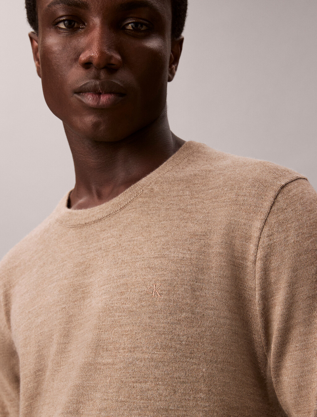 Extra Fine Merino Sweater, Cinder Htr, hi-res