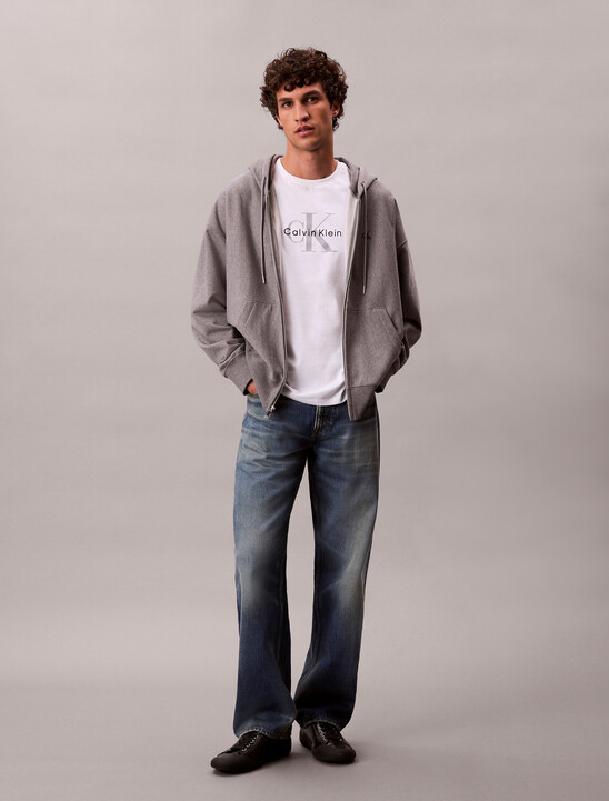 Premium Terry Relaxed Zip Hoodie