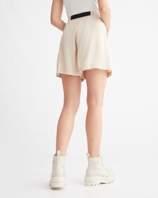 MODERN UTILITY BELTED SHORTS, Classic Beige, hi-res