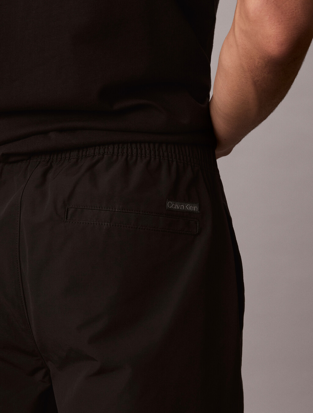 Cotton Nylon Parachute Pant, Black, hi-res