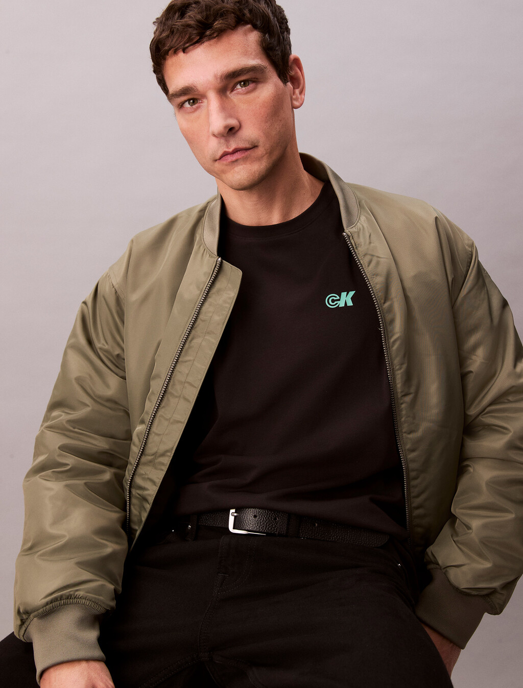 Cooling Pique Jersey Tee, Black, hi-res