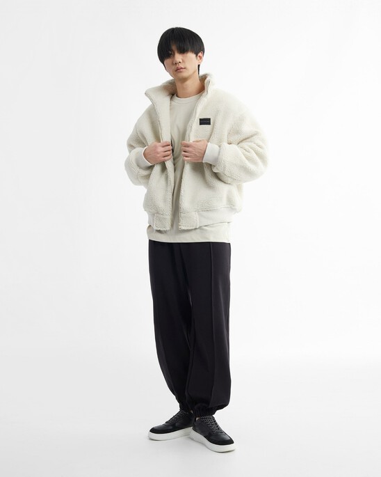 RECYCLED SHERPA FLEECE JACKET