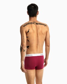 MODERN COTTON STRETCH TRUNKS 2 PACK, COSMIC MAGENTA ASPEN, hi-res