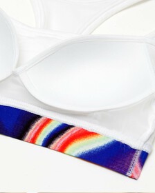Reimagined Heritage Pride Bralette, Classic White, hi-res