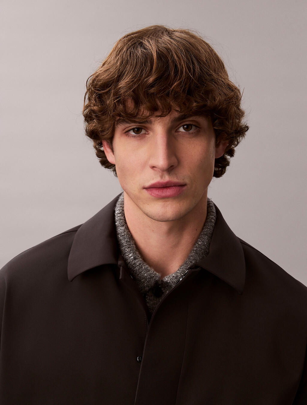 Micro Twill Bomber Jacket, Black, hi-res