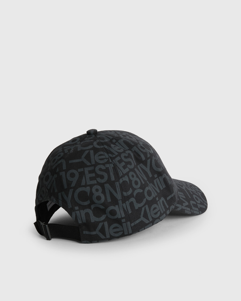 ORGANIC COTTON LOGO CAP, Black / Overcast Grey, hi-res