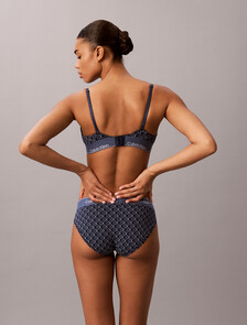 Limited Edition Bikini Briefs - Icon Cotton Modal, Denim Emblem Pageant Blue, hi-res