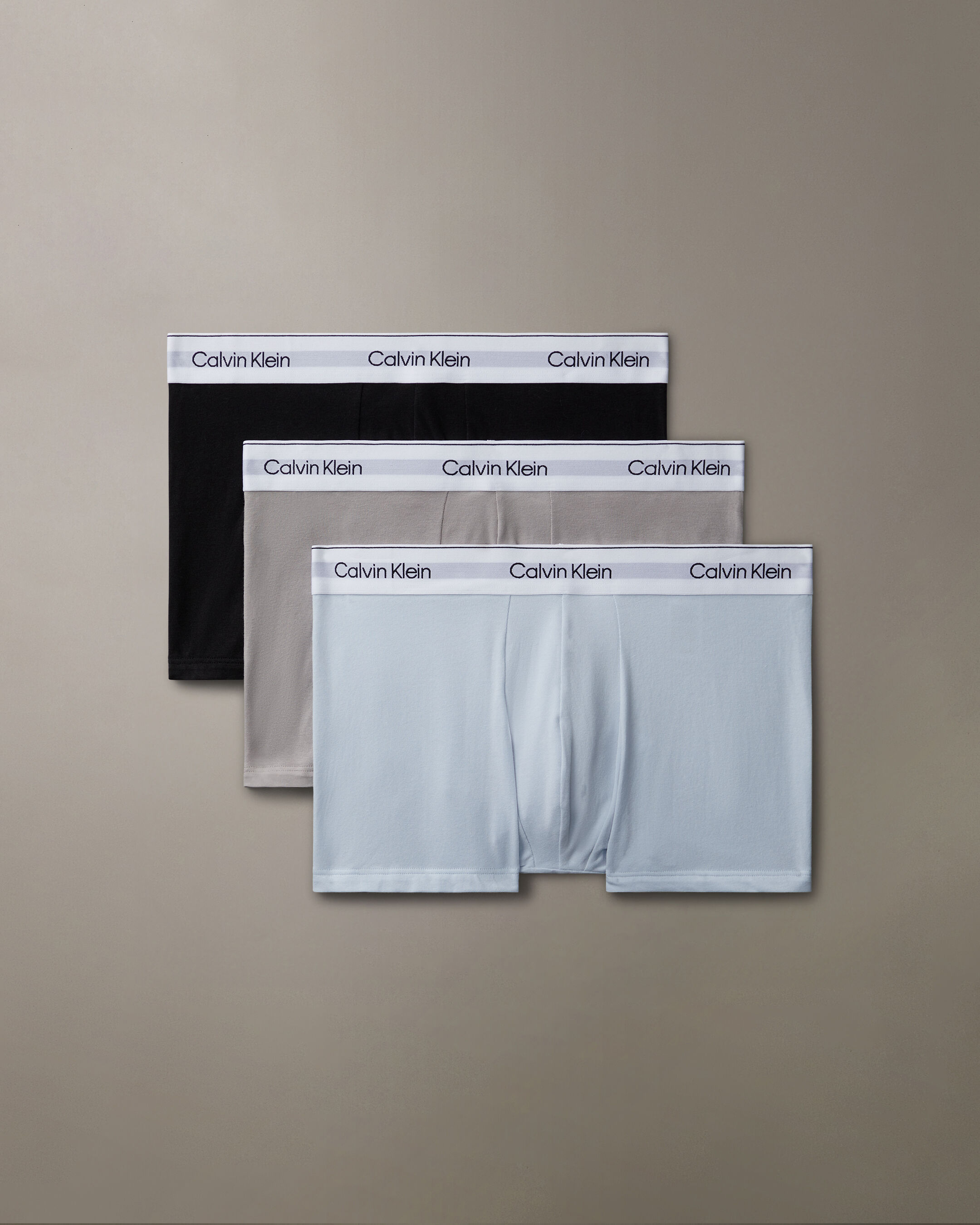 3 Pack Modern Cotton Stretch Trunks multi Calvin Klein Singapore